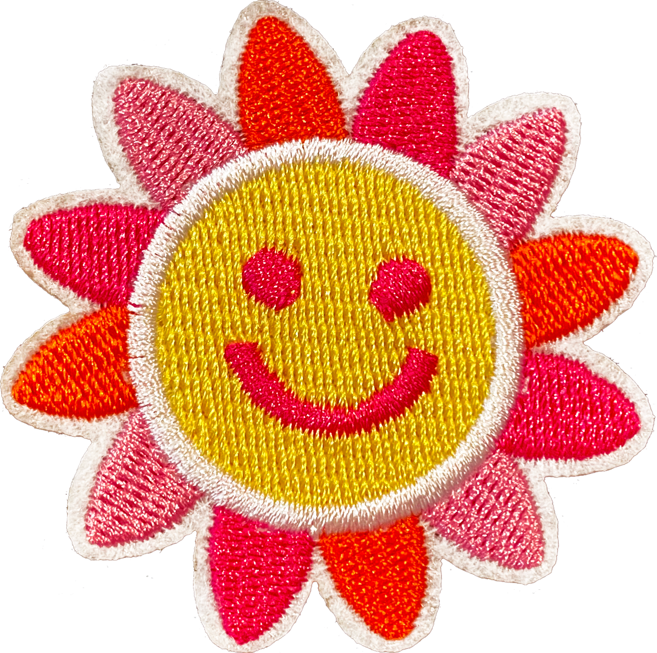 Smiley Face Flower 2 Patch