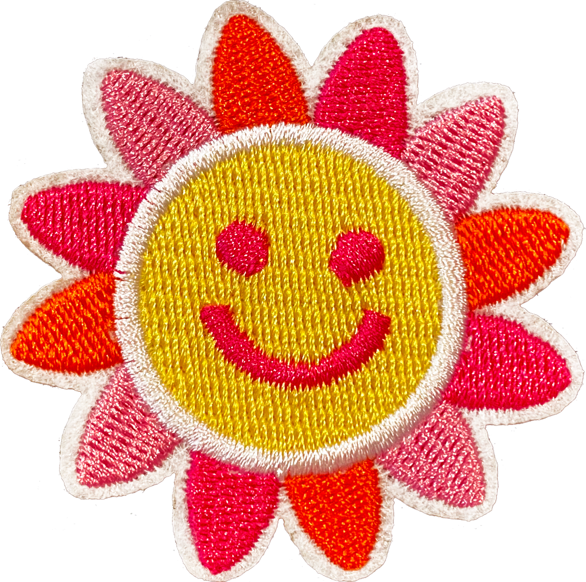 Smiley Face Flower 2 Patch