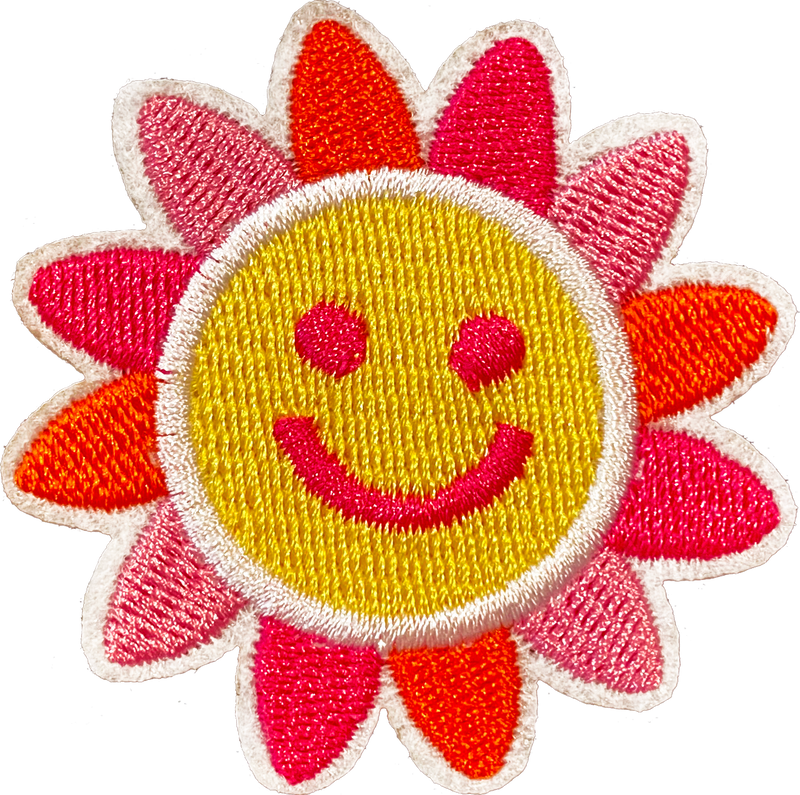 Smiley Face Flower 2 Patch