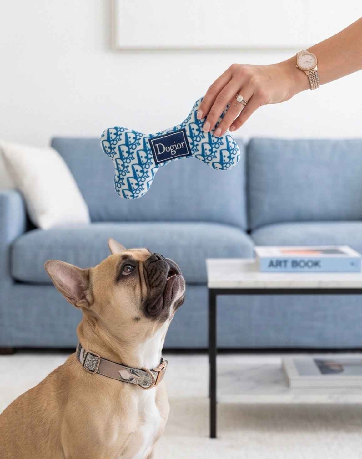 Haute Diggity Dog Dogior Bone Plush Dog Toy