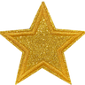 Gold Glitter Star Patch