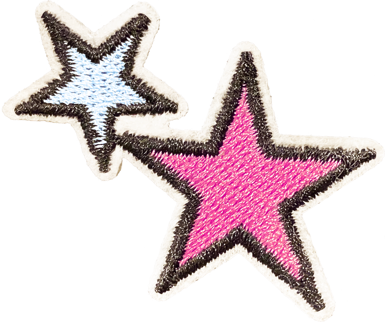 Pink & Blue Stars Patch