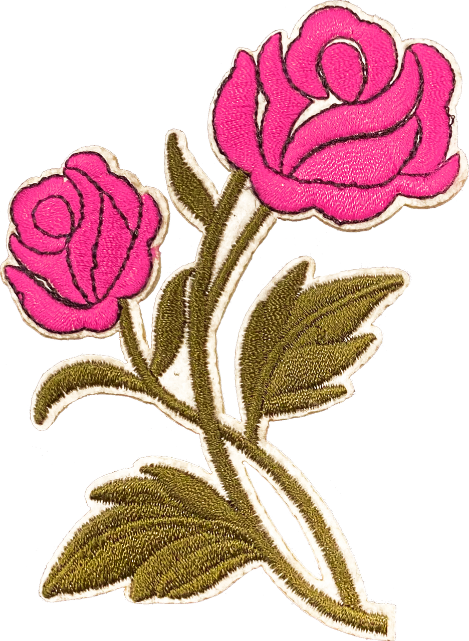 Pink Rose Patch