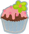 Cupcake 1 (Blue) - Patch