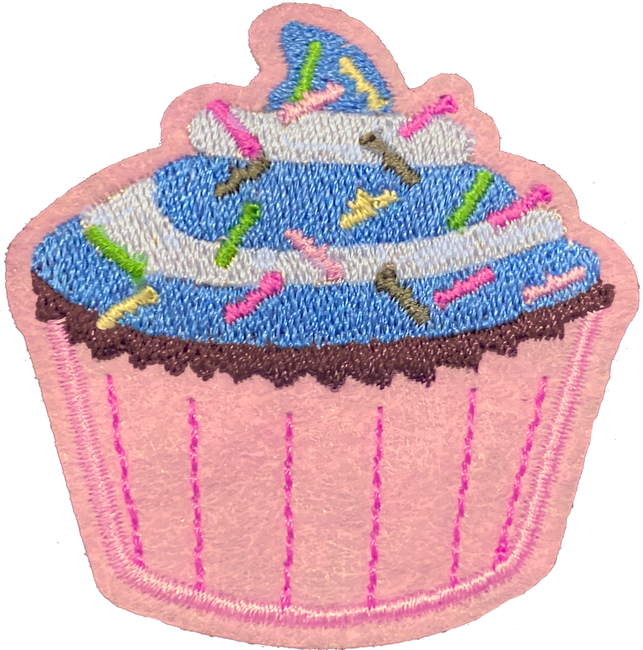 Cupcake 2 (Pink & Blue) - Patch
