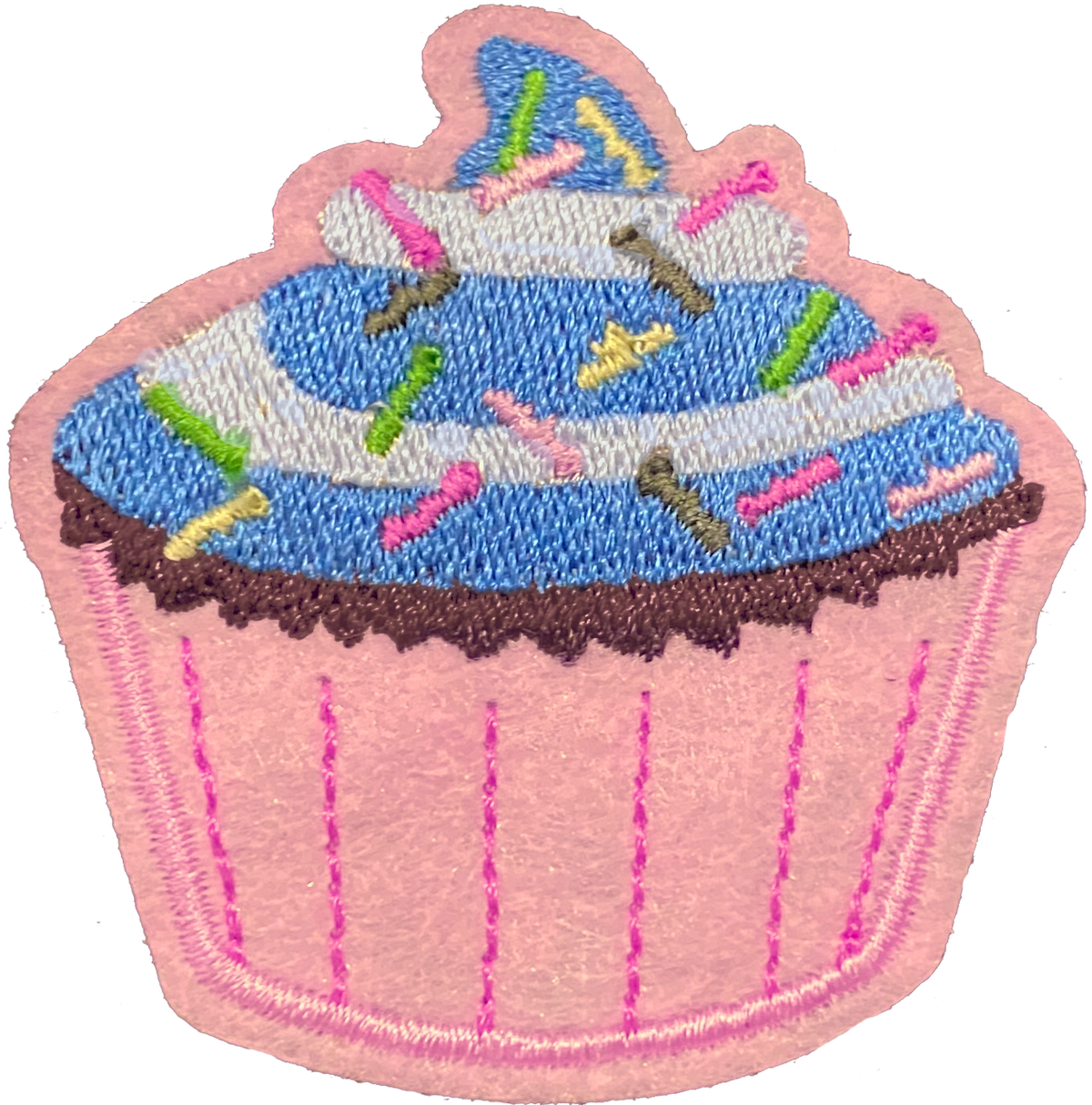 Cupcake 2 (Pink & Blue) - Patch