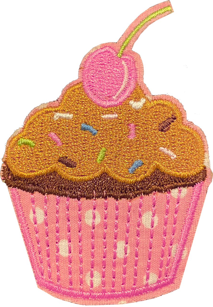 Cupcake 3 (Pink Dot) - Patch