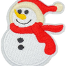 Snowman with Red Scarf  - Patch