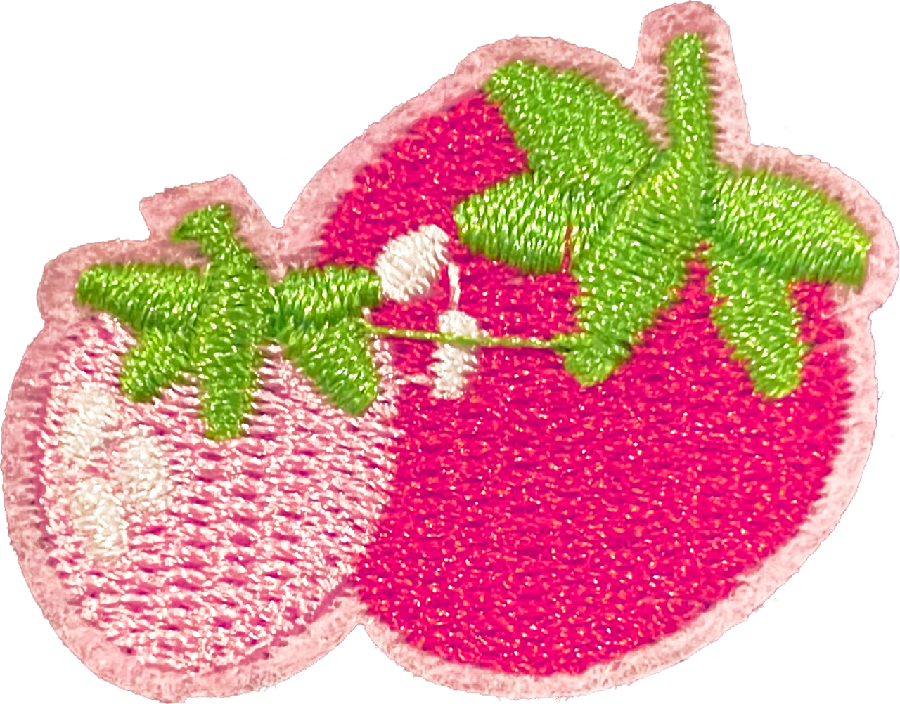 Pink Strawberries Patch