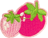 Pink Strawberries Patch