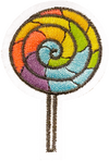Lollypop 1 (Rainbow) - Patch