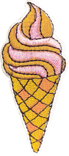 Ice Cream Cone Patch