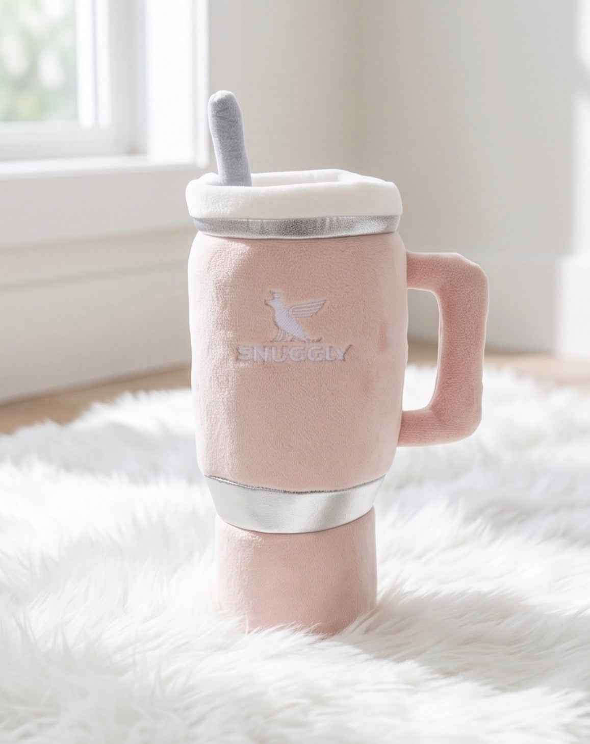 Haute Diggity Dog Snuggly Cup - Blush Plush Dog Toy