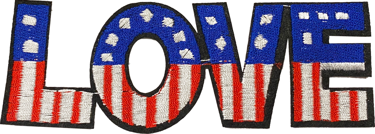 Love Patriotic Patch