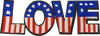 Love Patriotic Patch