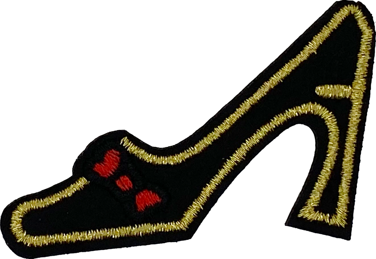 Shoe - Black & Gold - Patch