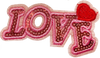 Love Pink Sequin (S) Patch