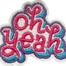 Oh Yeah Pink Patch