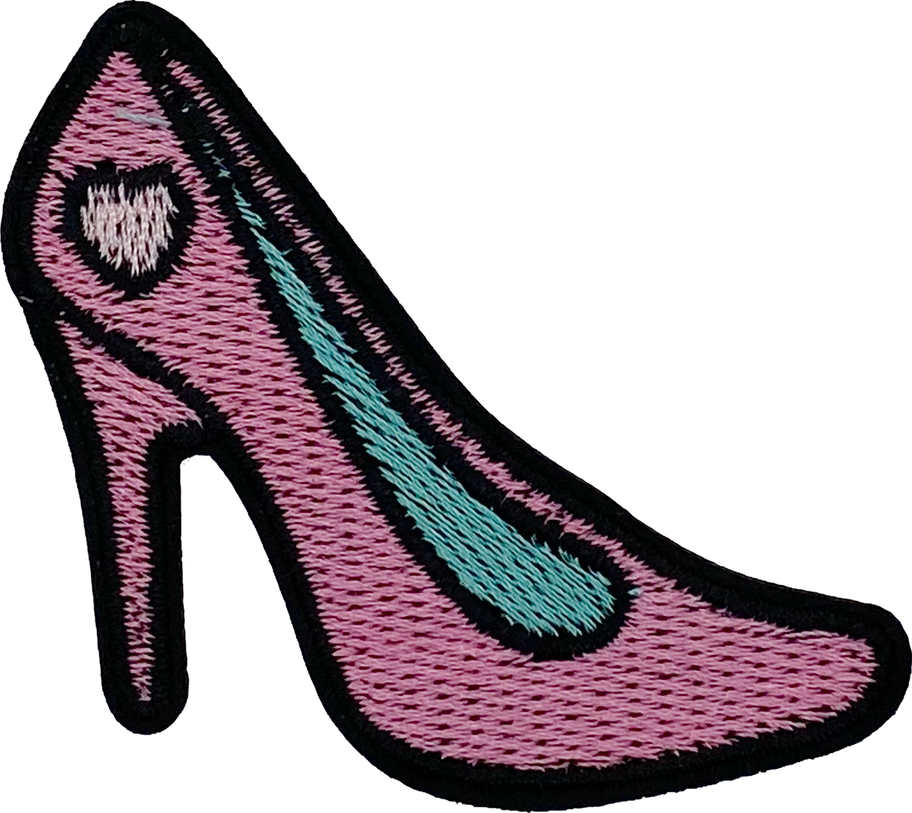 Shoe - Pink with Blue - Patch