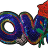 Large Love Sequin Patch