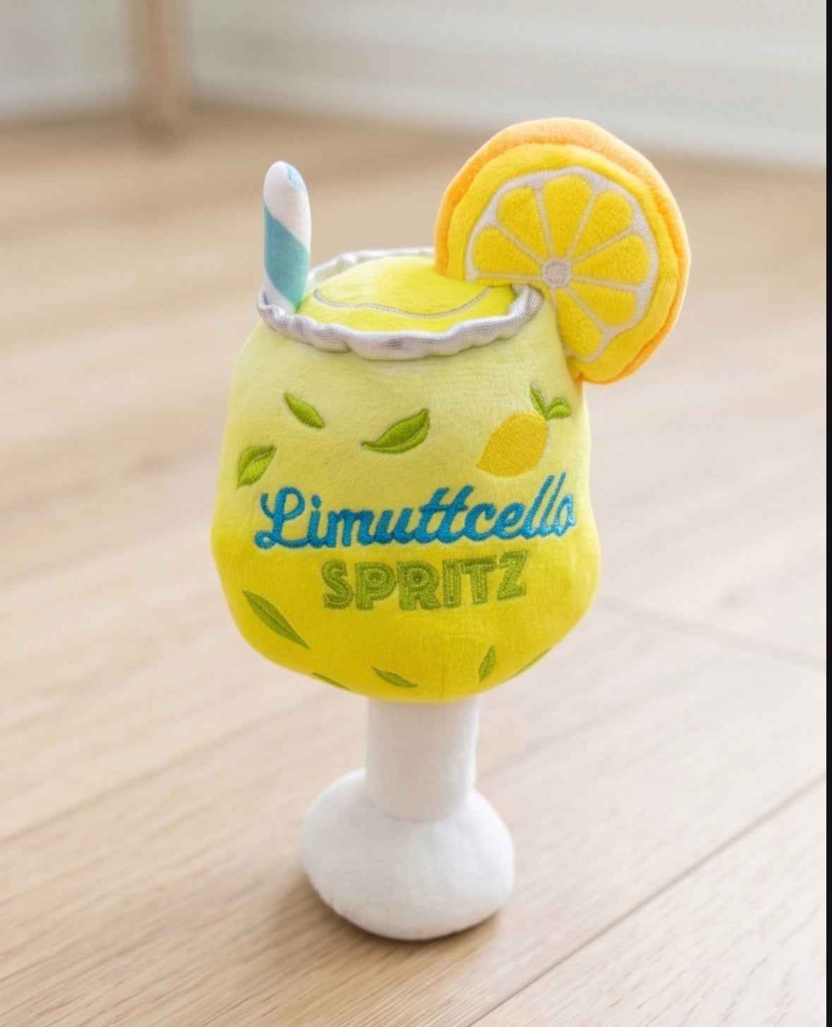 Haute Diggity Dog Limuttcello Spritz Plush Dog Toy