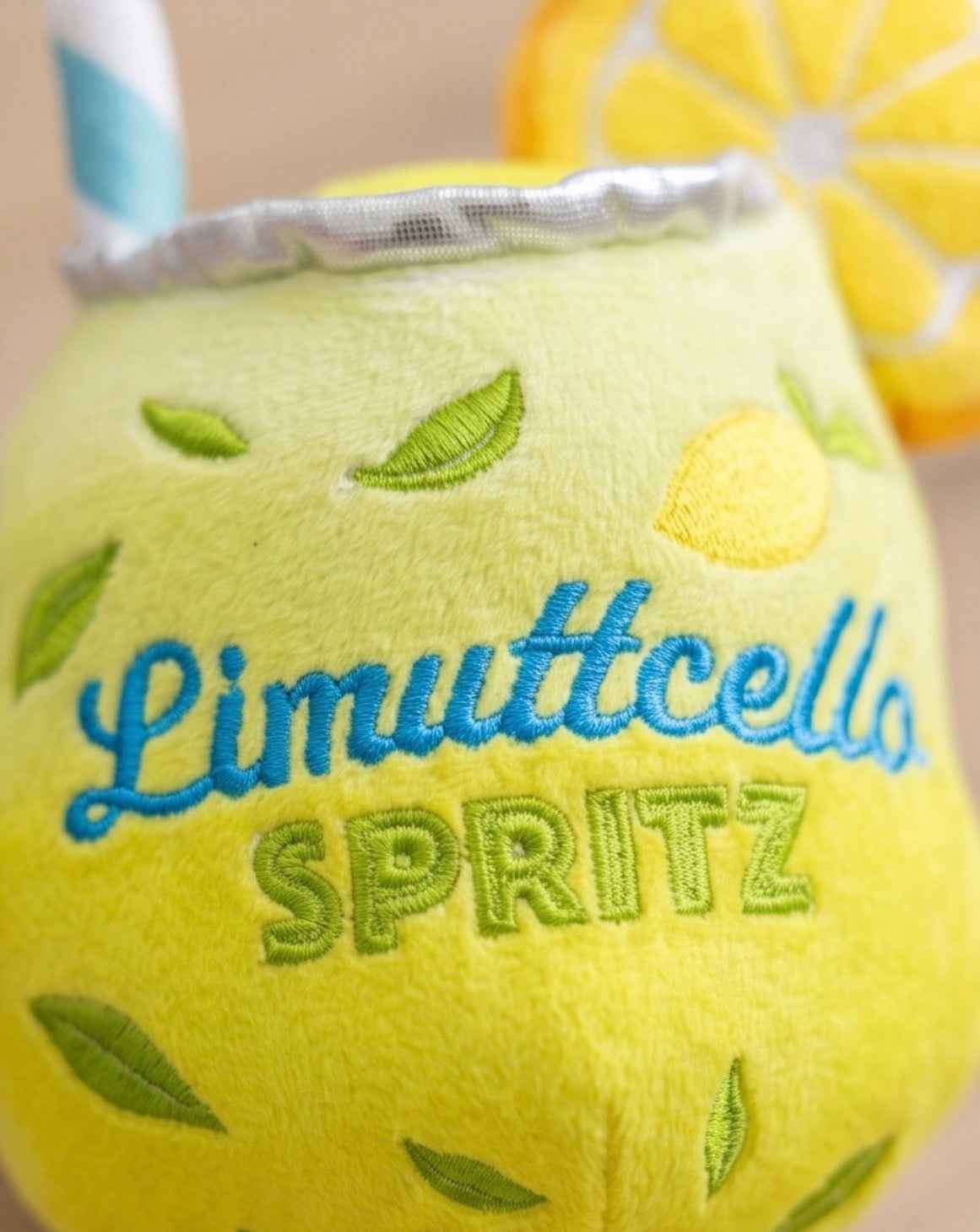 Haute Diggity Dog Limuttcello Spritz Plush Dog Toy