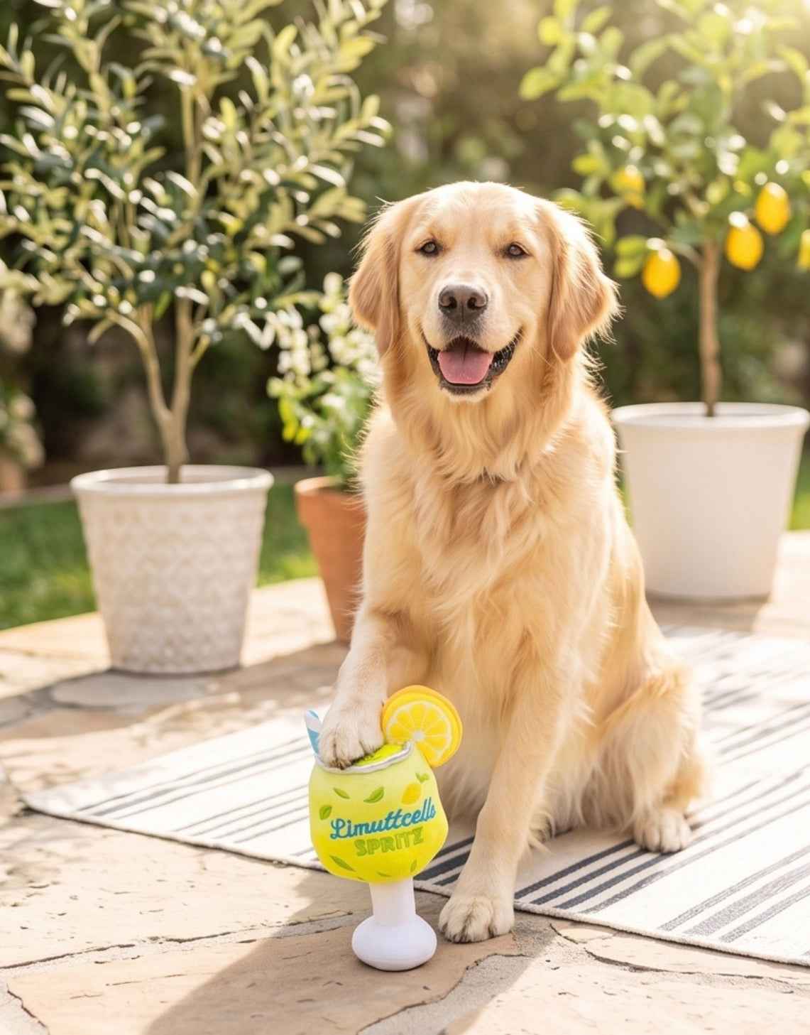 Haute Diggity Dog Limuttcello Spritz Plush Dog Toy