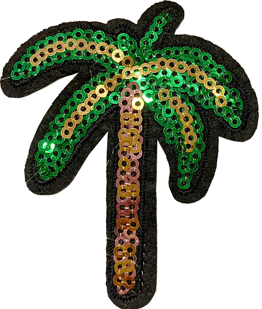 Sequin Palm Tree Patch