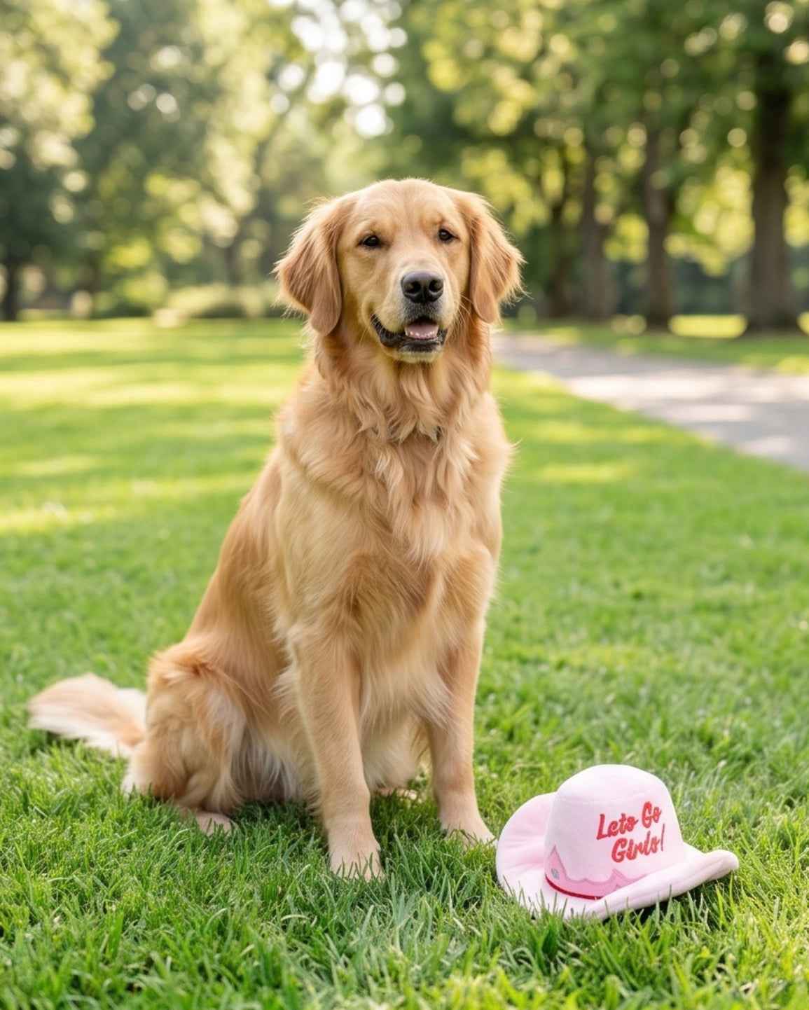 Haute Diggity Dog Pink Cowgirl Hat Plush Dog Toy