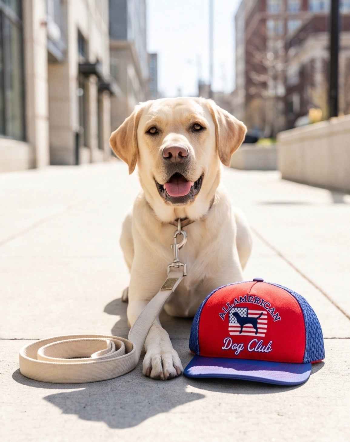 Haute Diggity Dog All American Dog Club Trucker Hat Plush Dog Toy