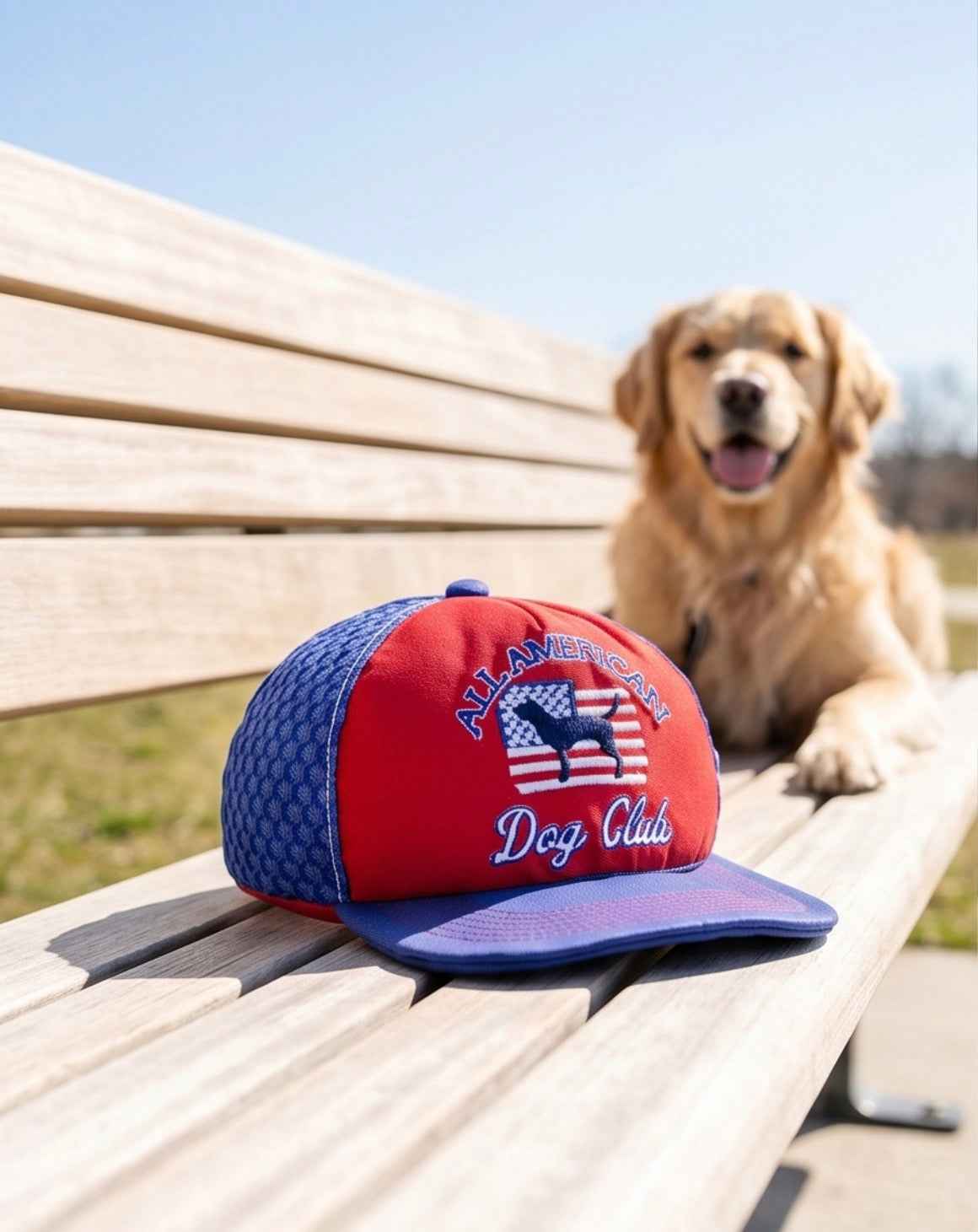 Haute Diggity Dog All American Dog Club Trucker Hat Plush Dog Toy