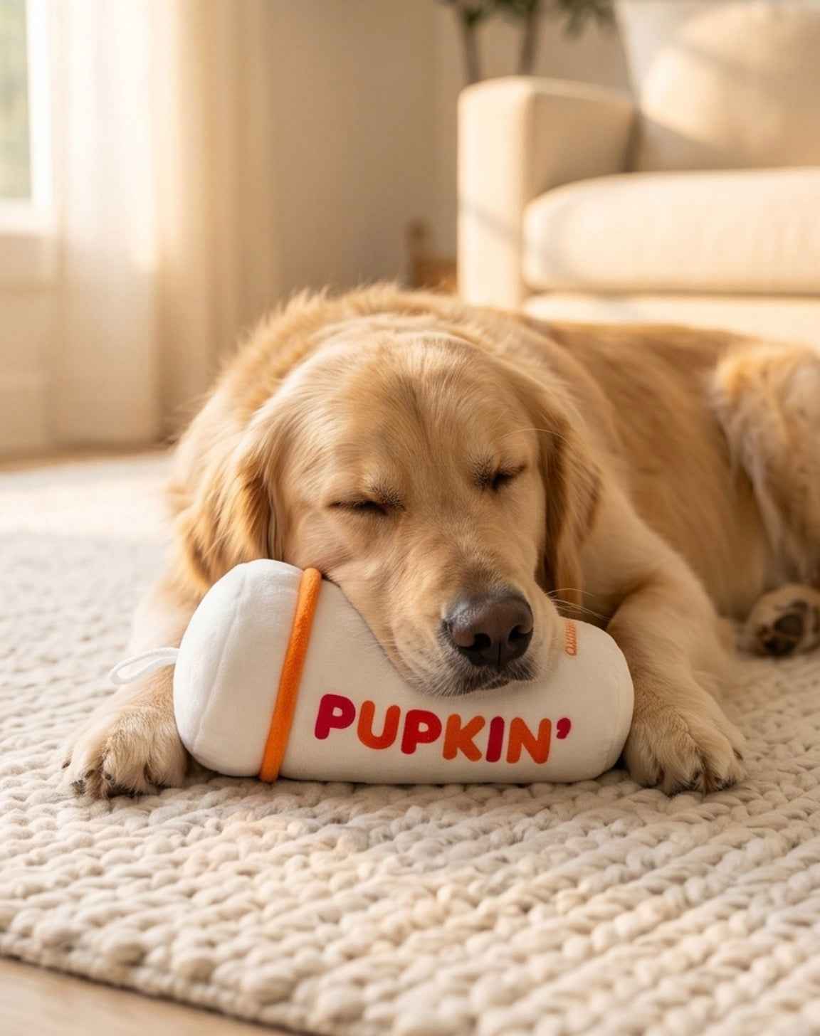 Haute Diggity Dog Pupkin Donuts Hot Coffee Plush Dog Toy