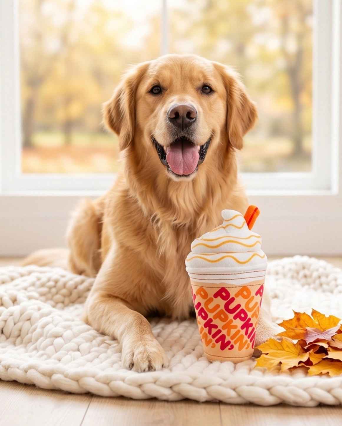 Haute Diggity Dog Pupkin Donuts Iced Coffee Plush Dog Toy