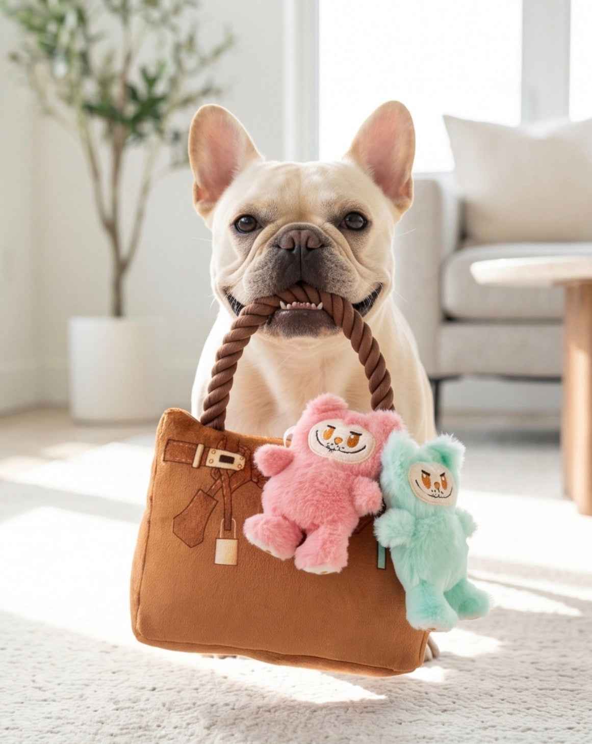 Haute Diggity Dog Labowwow Handbag Plush Dog Toy