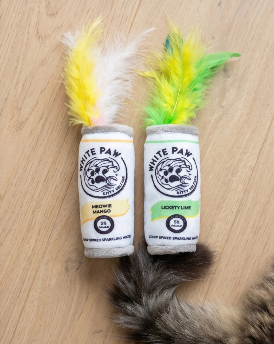 Haute Diggity Dog White Paw (Mango & Lime) Organic Catnip Cat Organic Catnip Toy