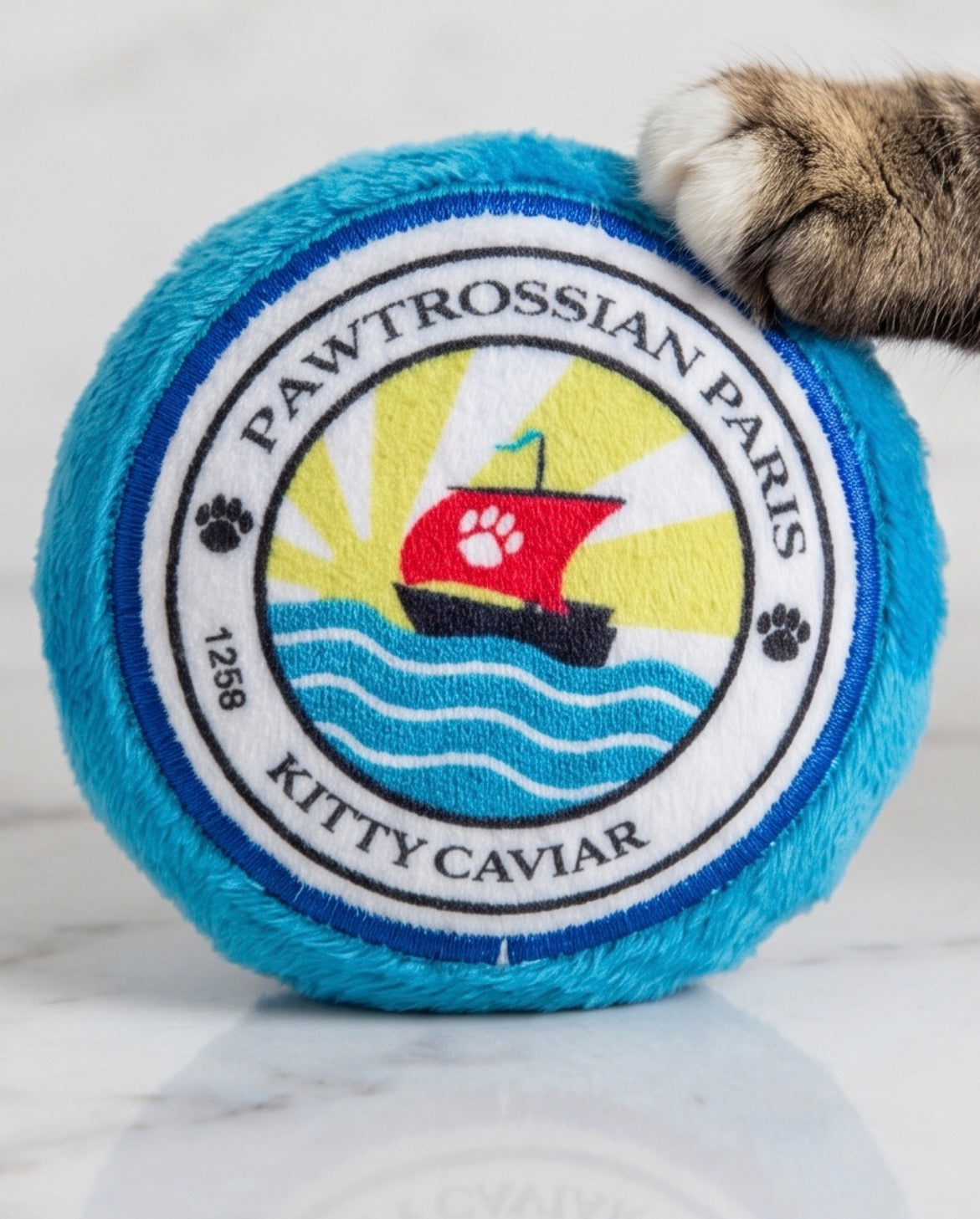 Haute Diggity Dog Kitty Clicquot (Bottle & Caviar) Organic Catnip Toy