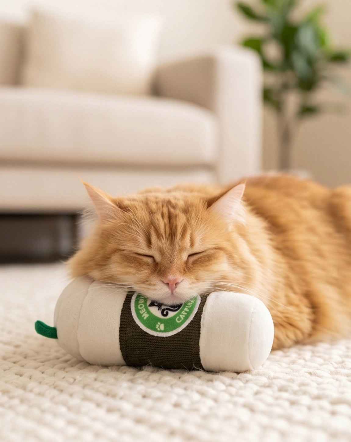 Haute Diggity Dog Meowbucks (2 coffee cups) Organic Catnip Toy