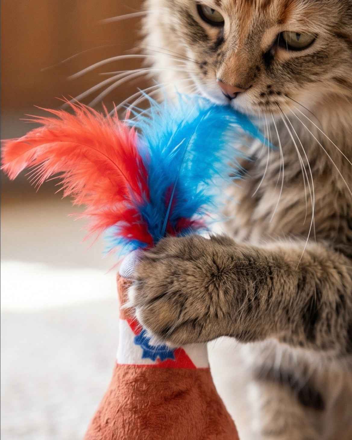 Haute Diggity Dog Cats Blue Ribbon Organic Catnip Toy