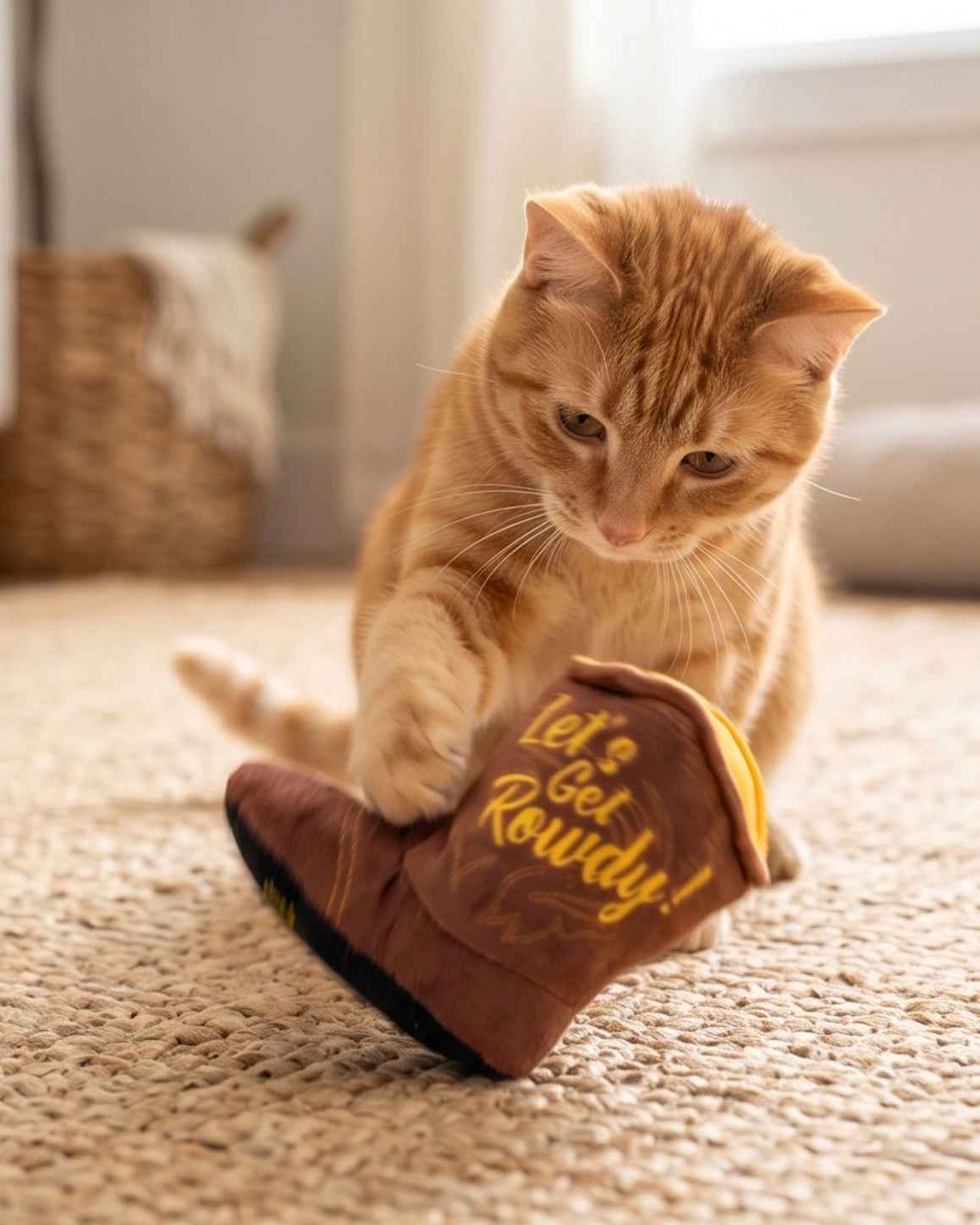 Haute Diggity Dog Kitty Cowboy Organic Catnip Toy