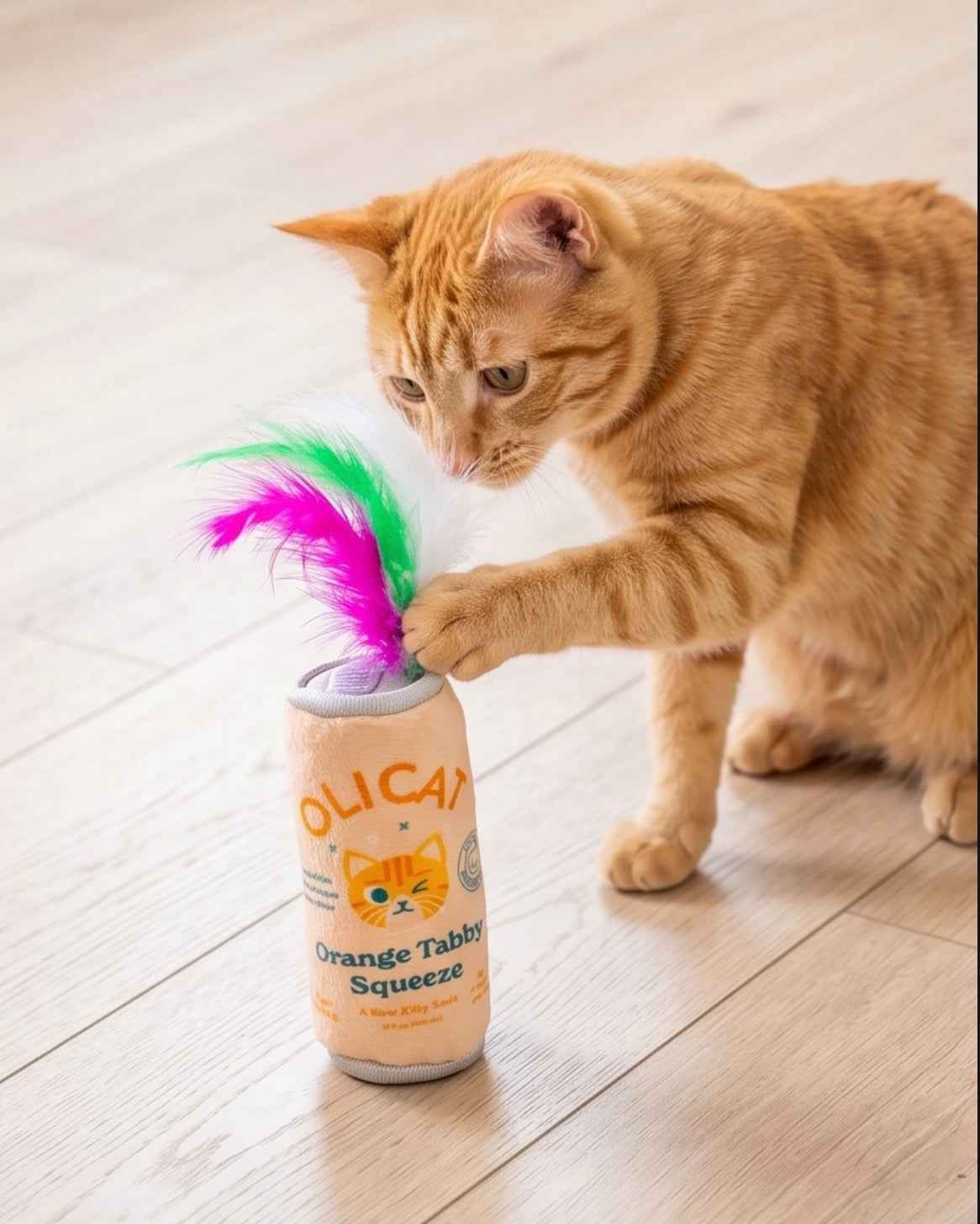 Haute Diggity Dog Olicat Cherry & Orange Organic Catnip Toy