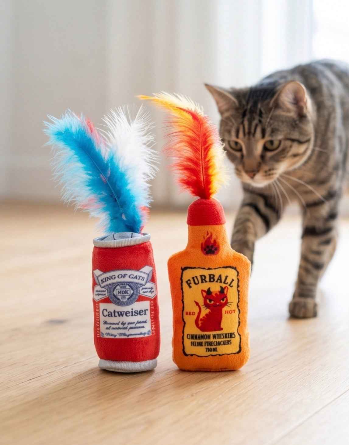 Haute Diggity Dog Furball & Catweiser Organic Catnip Toy