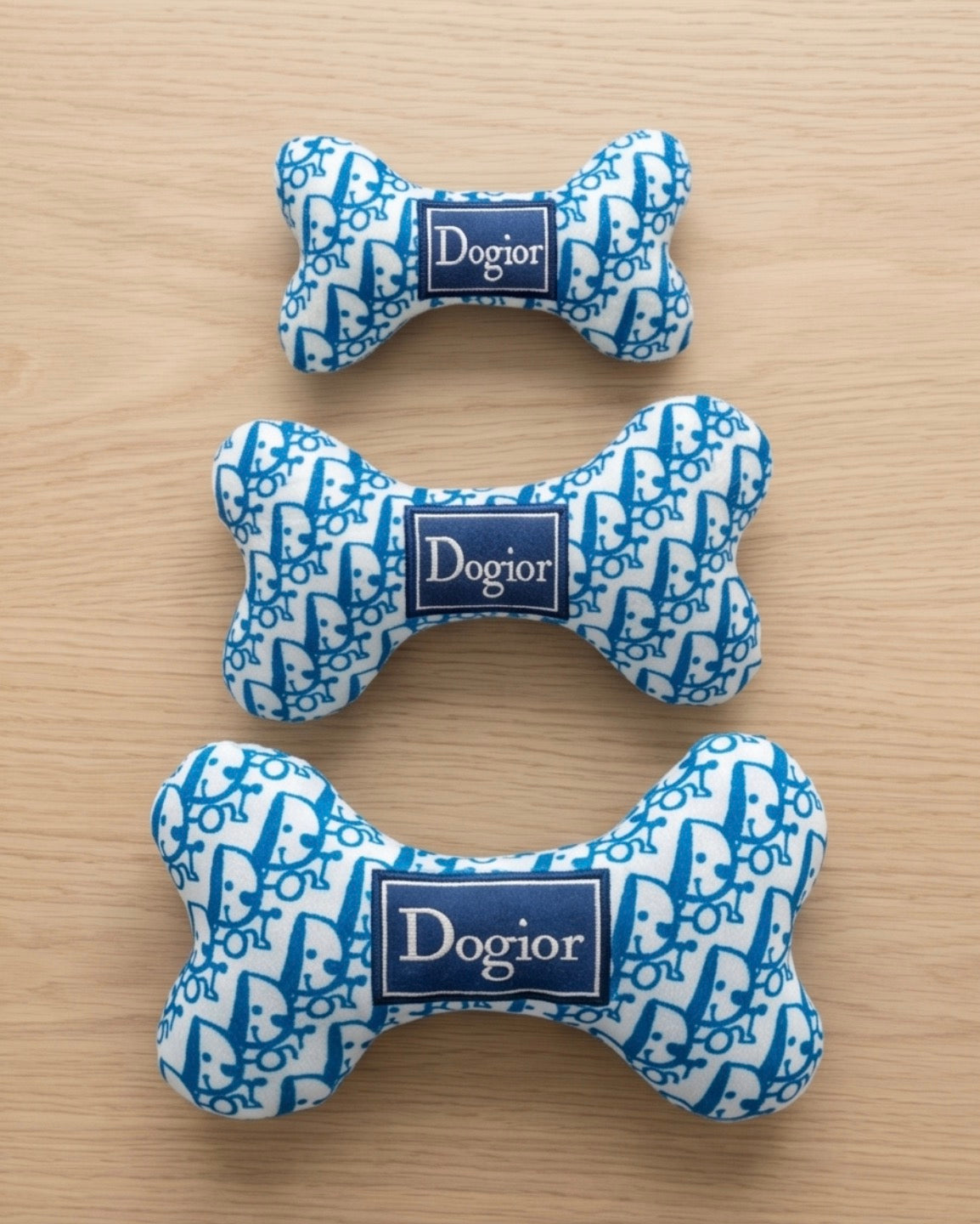 Haute Diggity Dog Dogior Bone Plush Dog Toy