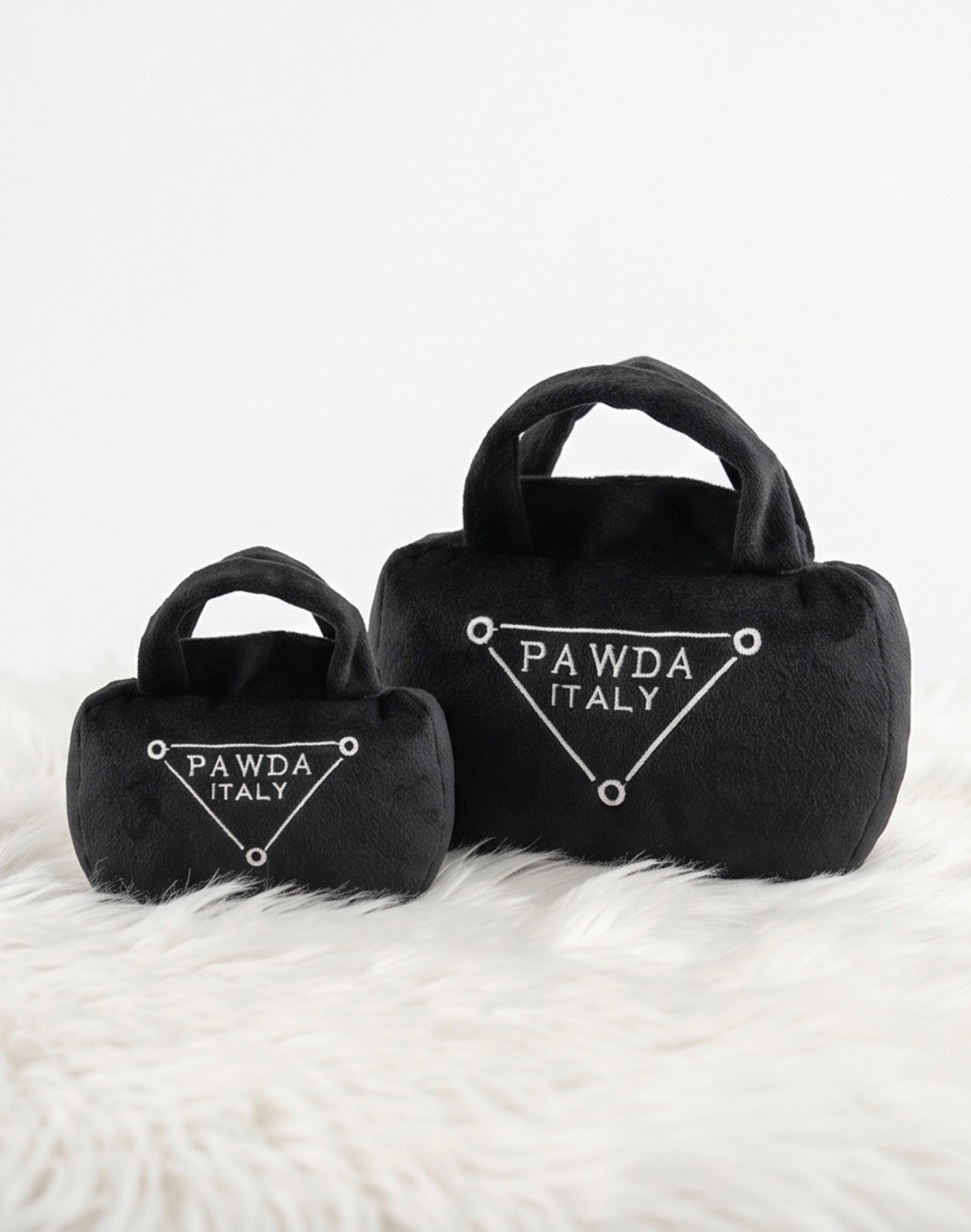 Haute Diggity Dog Pawda Handbag Plush Dog Toy