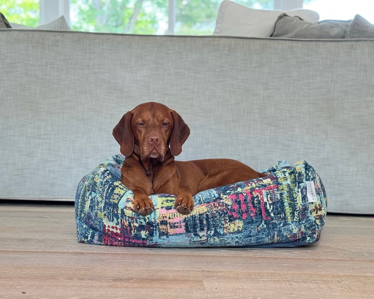 Bowsers Franklin Orthopedic Dog Bed - Overstuffed Plush Lounger