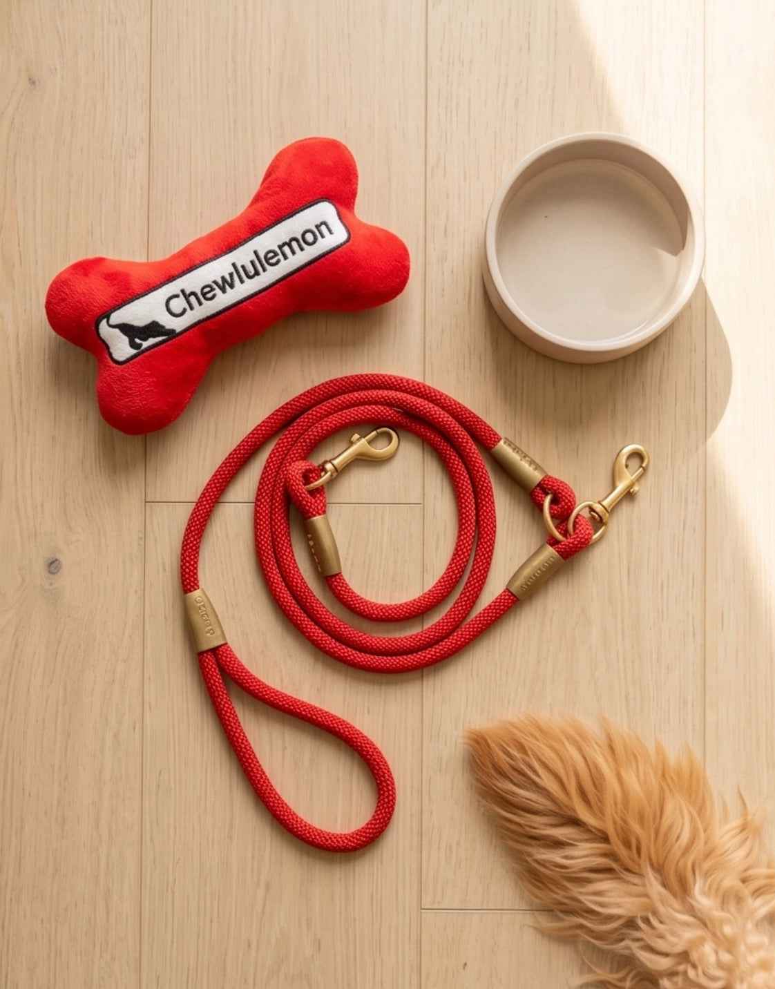 Haute Diggity Dog Chewlulemon Bone Plush Dog Toy