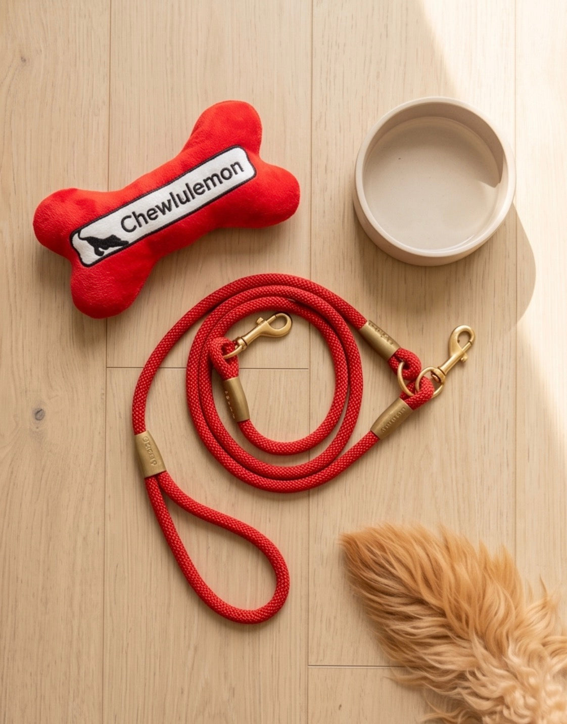Haute Diggity Dog Chewlulemon Bone Plush Dog Toy