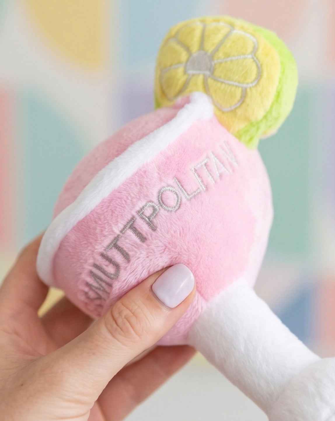 Haute Diggity Dog Cosmuttpolitan Plush Dog Toy
