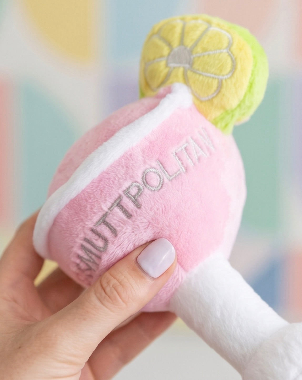 Haute Diggity Dog Cosmuttpolitan Plush Dog Toy