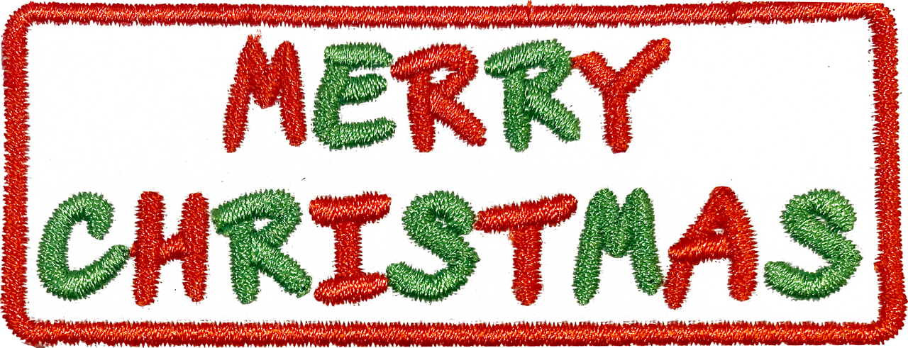 Merry Christmas Patch