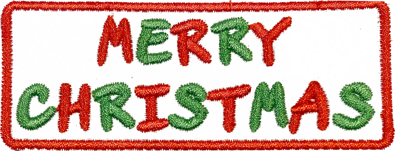 Merry Christmas Patch